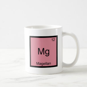 Mug Mg - Magellan Funny Chimie Élément Symbole Tee