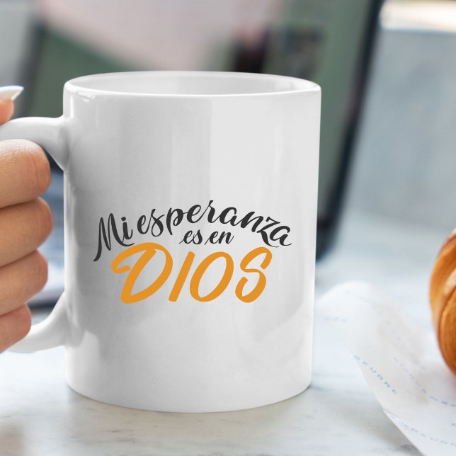 Mug Mi Esperanza es en Dios (Créateur téléchargé)