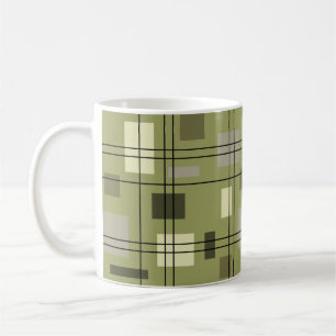 Mug Mi-siècle moderne géométrique 18