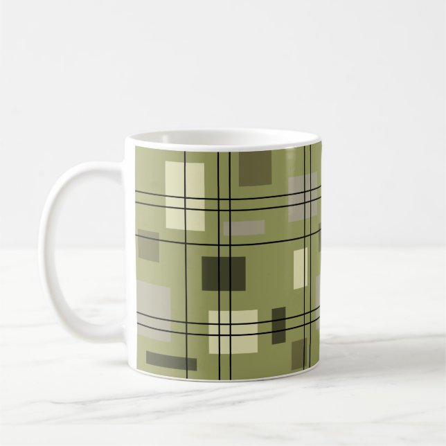 Mug Mi-siècle moderne géométrique 18 (Gauche)