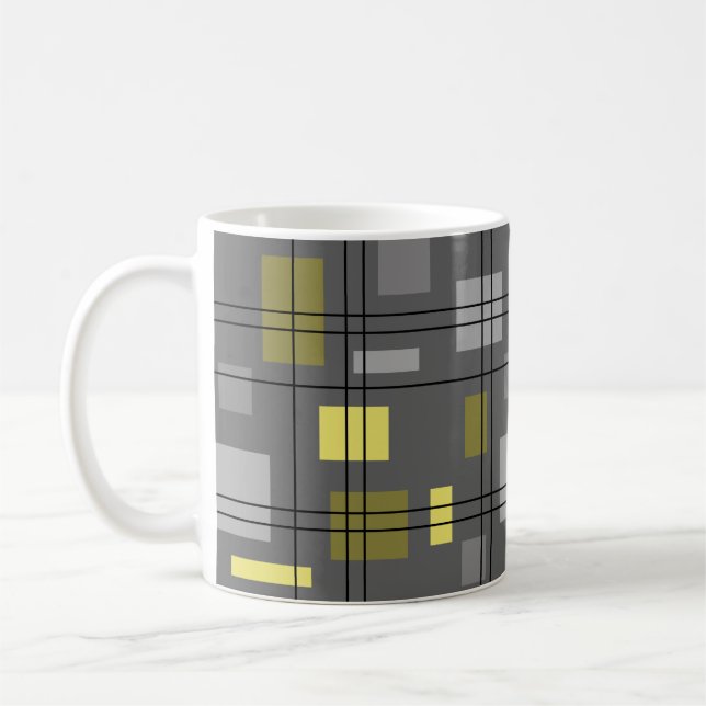 Mug Mi-siècle moderne géométrique 4 (Gauche)