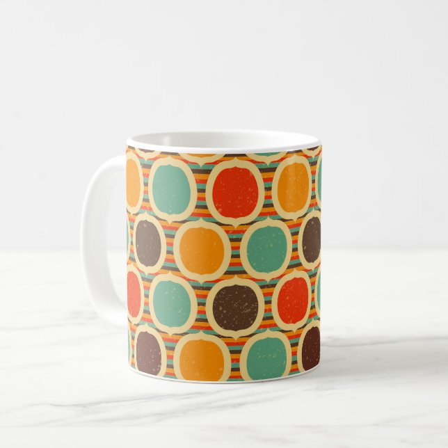 Mug Mi-siècle moderne géométrique 5 (Devant gauche)