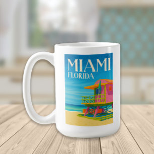 Mug Miami Floride South Beach Garde Art Déco