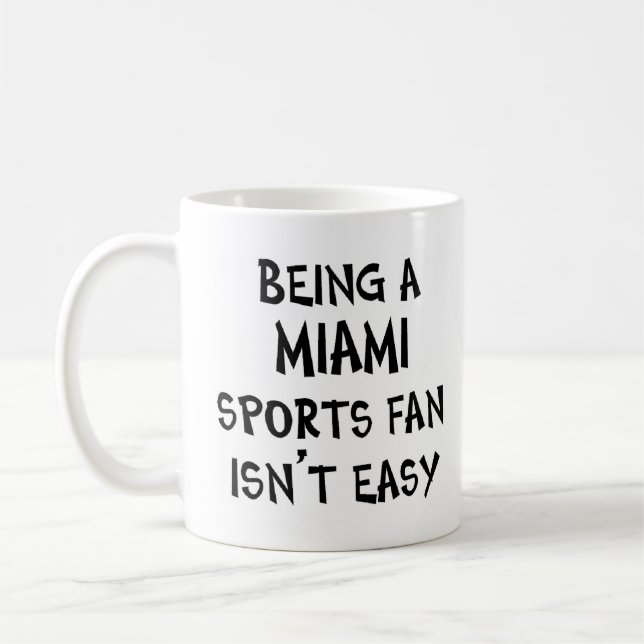 Mug miami sports fan, being (Gauche)