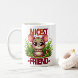 Mug Micest Friend jeu de mots drôle Bébé souris mignon