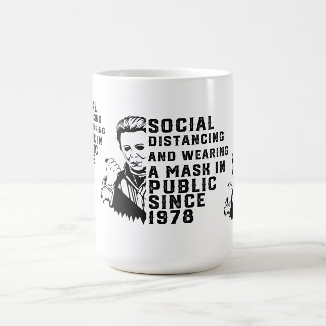 Mug Michael Myers Distances Sociales (Centre)