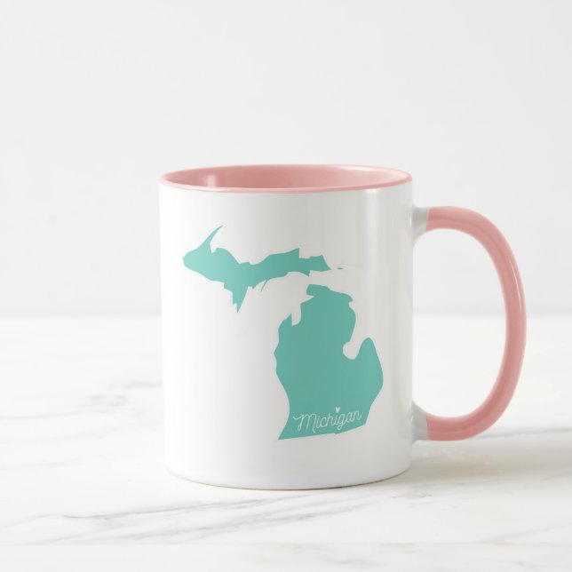 Mug Michigan avec coeur (Droite)