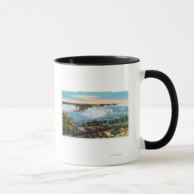 Mug Michigan Central Train Vue des chutes Niagara (Droite)