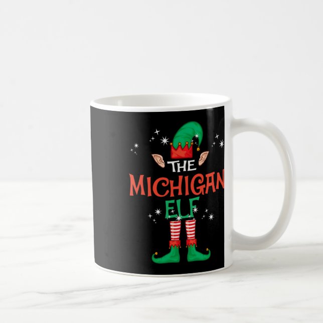 Mug Michigan Elf Matching Family Group Christmas F (Droite)