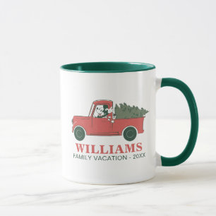 Mug Mickey Classique & Camion   Vacances de Noël en fa