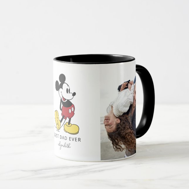 Mug Mickey classique | Meilleur papa (Devant droit)