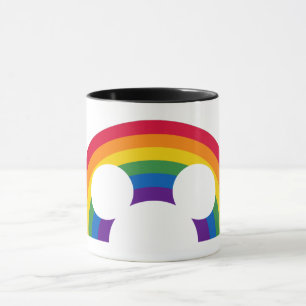 Mug Mickey découpé en arc-en-ciel