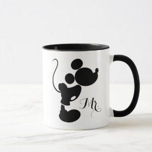 Mug Mickey et Minnie Mariage  Silhouette