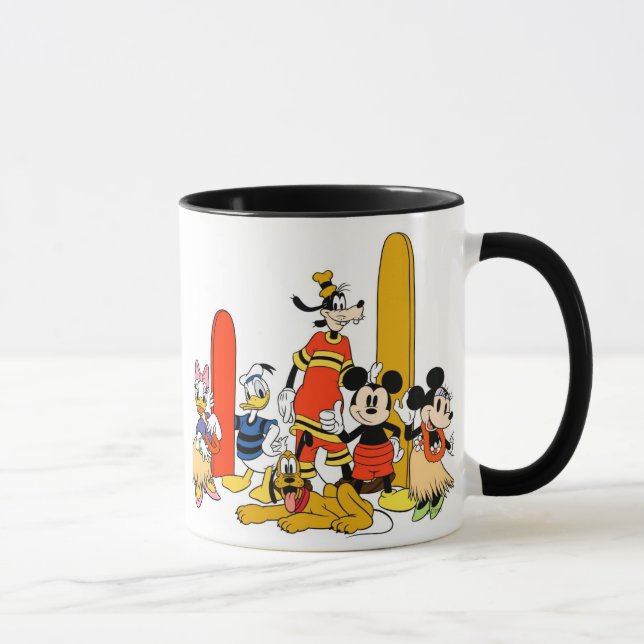 Mug Mickey et ses amis à la plage (Droite)
