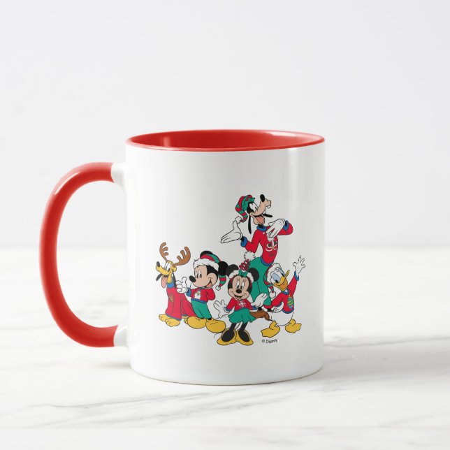Mug Mickey & Friends | Costumes de Noël (Gauche)