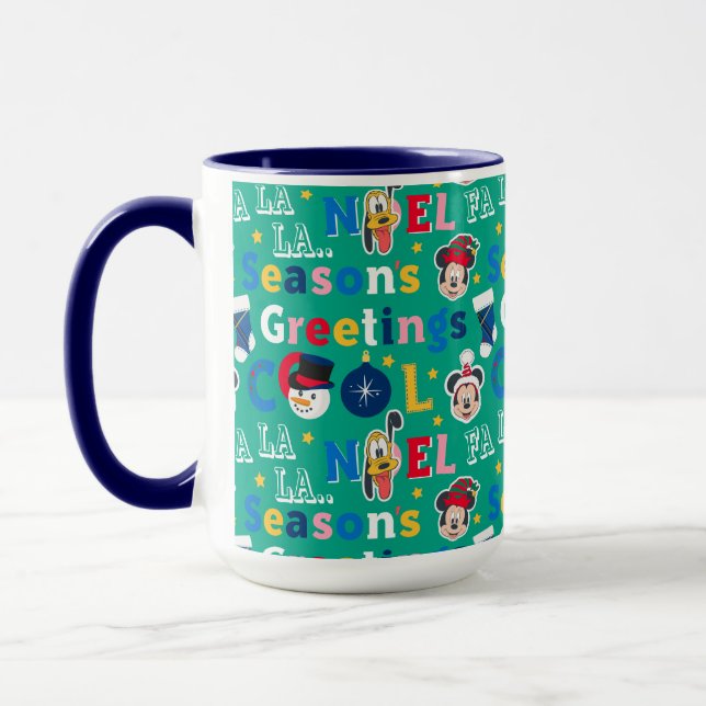 Mug Mickey & Friends | MOTIF BONNES FÊTES (Gauche)