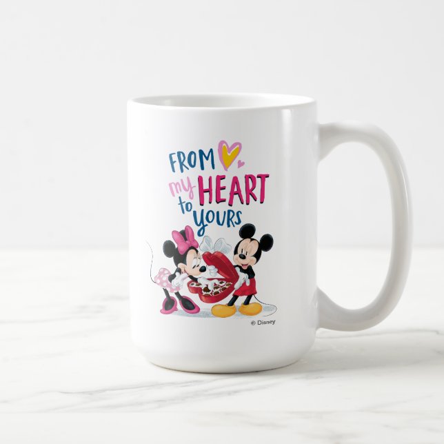 Mug Mickey & Minnie | De mon coeur au vôtre (Droite)