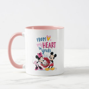 Mug Mickey & Minnie De tout mon cœur au vôtre
