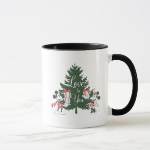 Mug Mickey & Minnie   L'amour de Noël pour vous