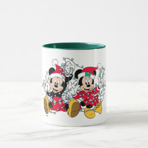 Mug Mickey & Minnie  Lumières de Noël