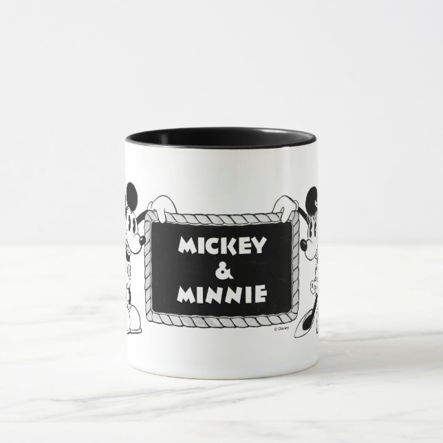 Mug Mickey & Minnie rétro (Centre)