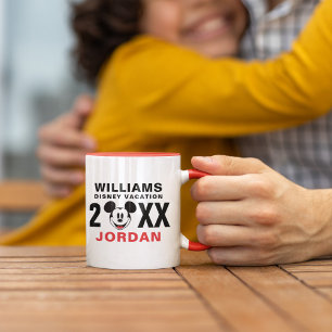 Mug Mickey Mouse Classique Vacances en famille