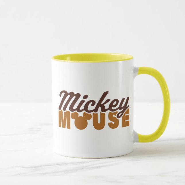 Mug Mickey Mouse Icon Name Typography (Droite)