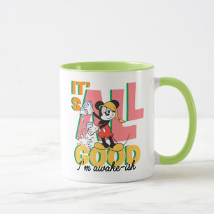 Mug Mickey Mouse Je suis réveillé-ish