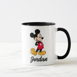 Mug Mickey Mouse Mains Derrière le Dos