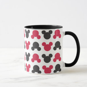Mug Mickey Mouse   Motif noir et rouge