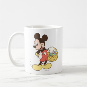 Mug Mickey Mouse tenant le panier des oeufs de Pâques