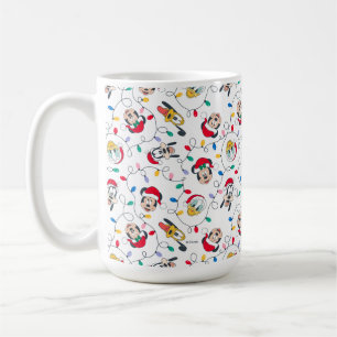 Mug Mickey & ses amis   Motif de lumières de Noël