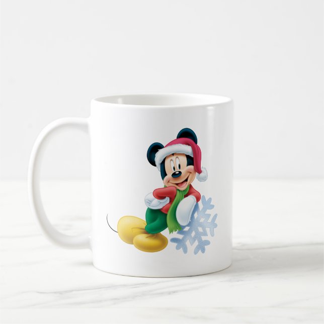 Mug Mickey Souris sur Snowflake (Gauche)