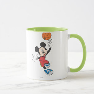 Mug Mickey sportif Lancer de basket-ball
