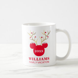 Mug Mickey Vacances en famille de Noël