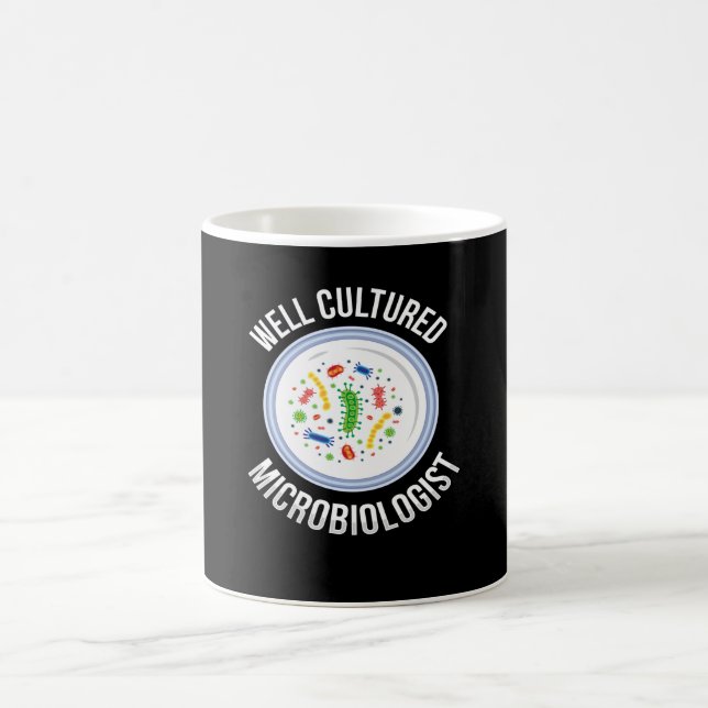 Mug Microbiologiste de la culture Chimie en microbiolo (Centre)