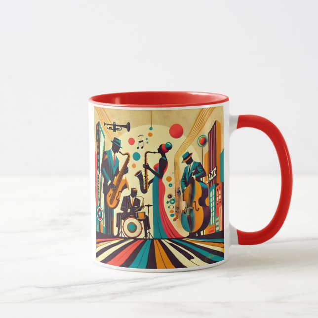 Mug Mid Century Jazz Age Quartet (Droite)