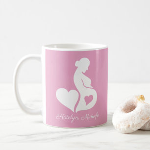 Mug Midwoman Doula Belle rose personnalisée