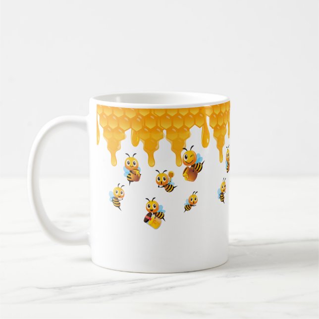 Mug Miel Bee Gathering Honey (Gauche)