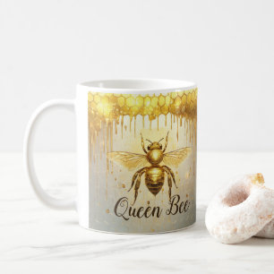 Mug Miel d'or personnalisé Bee Beehive Honeybee