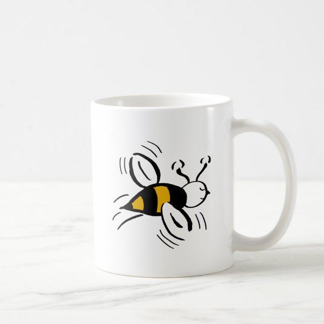 Mug Miel libre et noir d'abeille (Droite)
