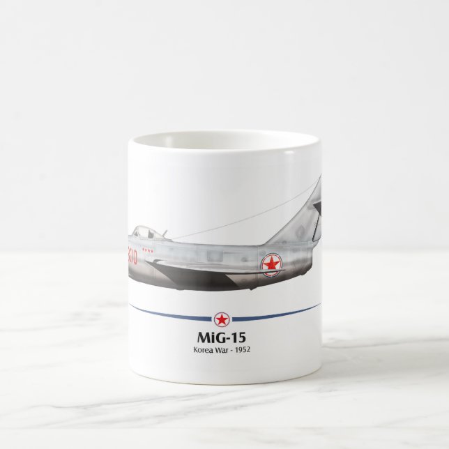 Mug MiG-15 « Fagot » - Guerre de la Corée - 1952 (Centre)