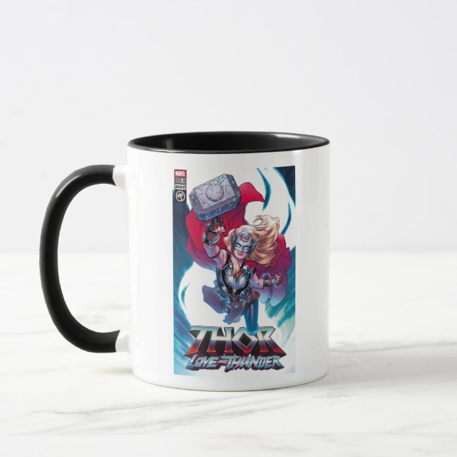 Mug Mighty Thor Mjölnir Hommage de couverture comique (Gauche)