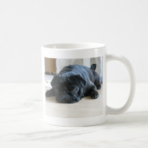 Mug Mignon Bouledogue Noir Endormi