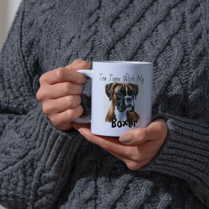 Mug Mignon Browns l'heure du thé avec mon Boxer