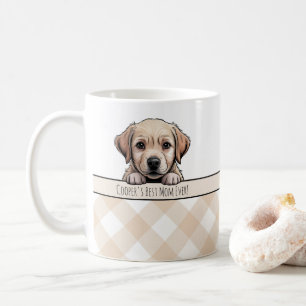 Mug Mignon chiot Labrador Meilleure maman de chien Gin