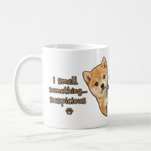 Mug Mignon chiot Shiba Inu Citation drôle d'odeur Chie