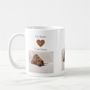 Mug Mignon Dachshund Ma Maison Est Votre Maison Cadeau