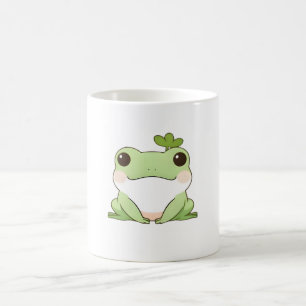 Mug Mignon Dessin Simple de Grenouille Chibi de Style 