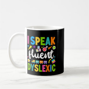 Mug Mignon drôle parle couramment la sensibilisation d